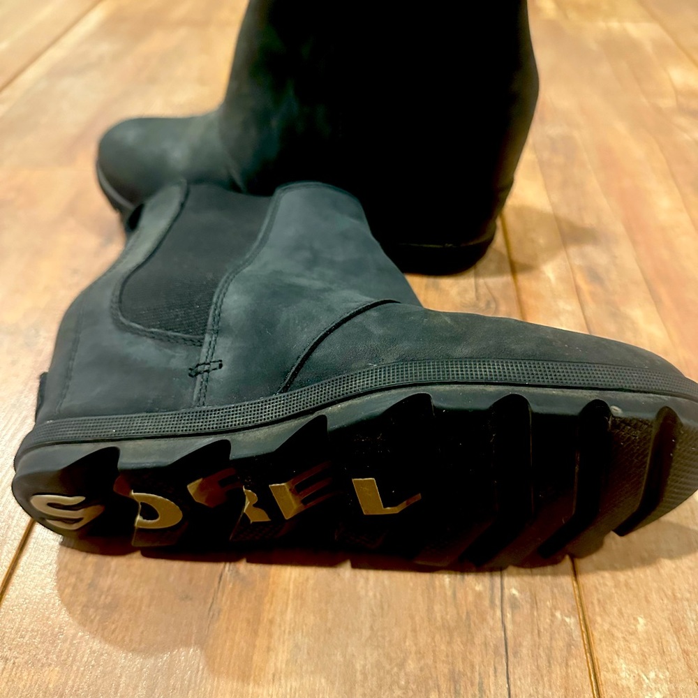 Sorel Black Ankle Boots